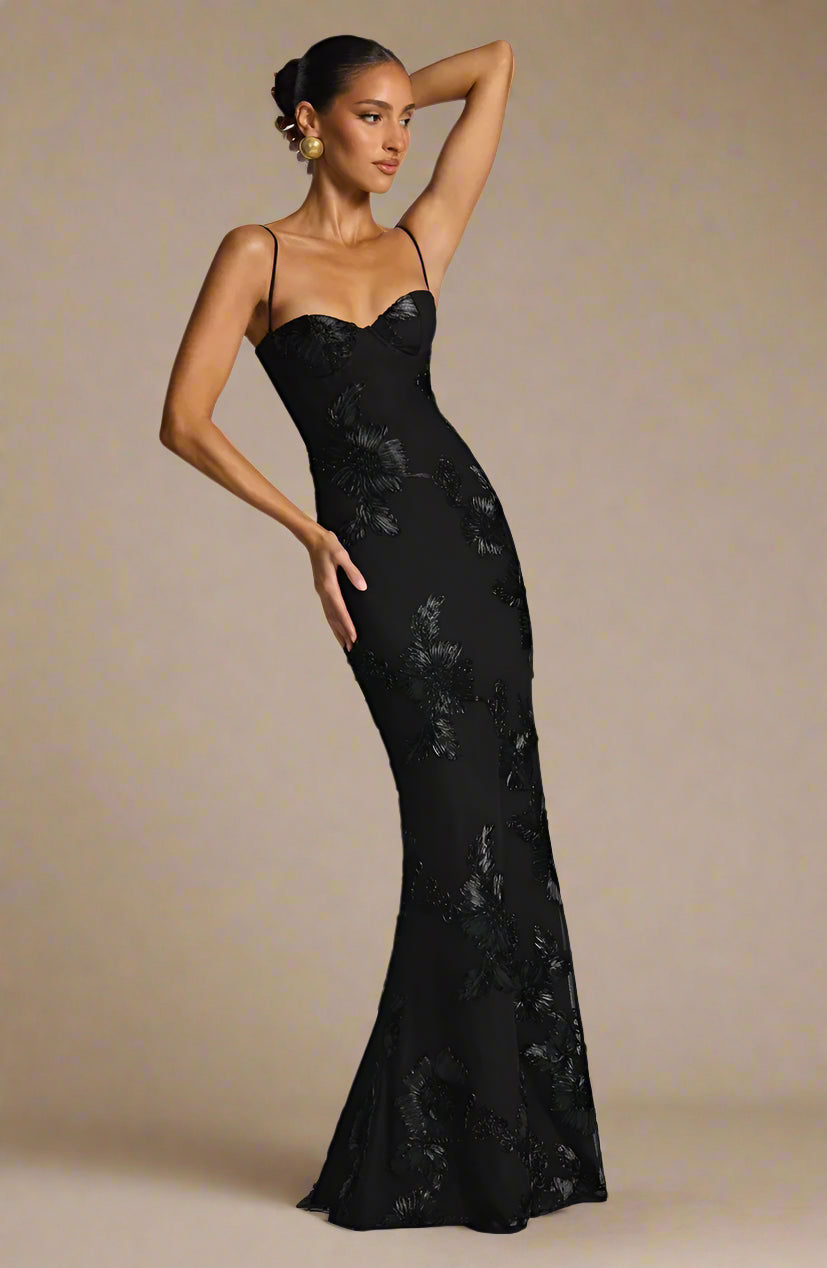 Velora Print Maxi Dress