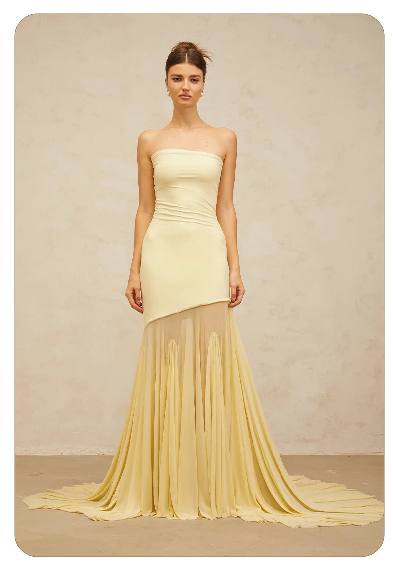 Solara Mesh Mermaid Gown