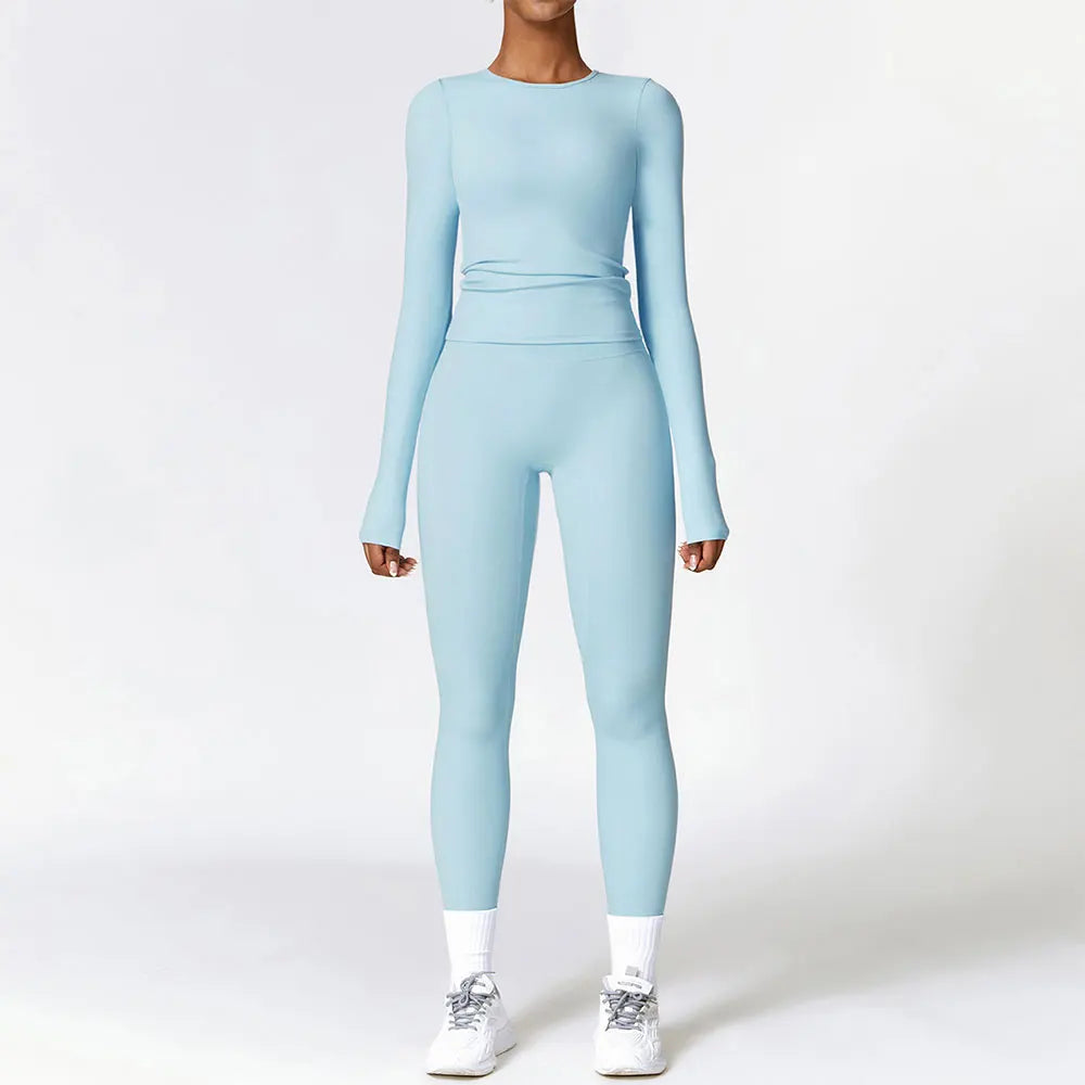 Long Sleeve Yoga Bodysuit Shapewear- Mila