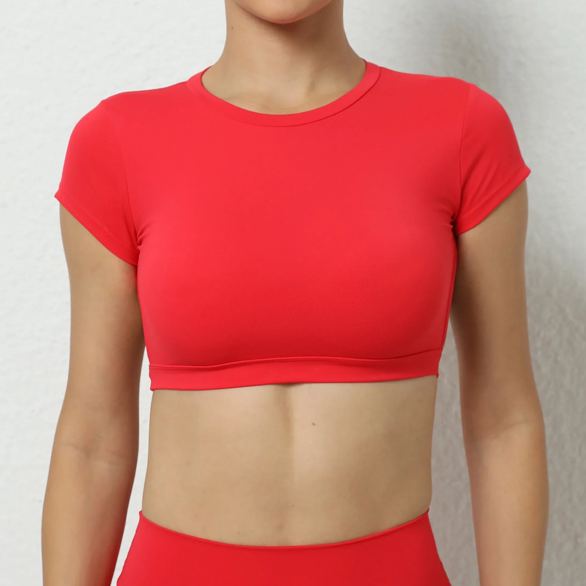 Sporty Open Back Yoga Top- Zoe