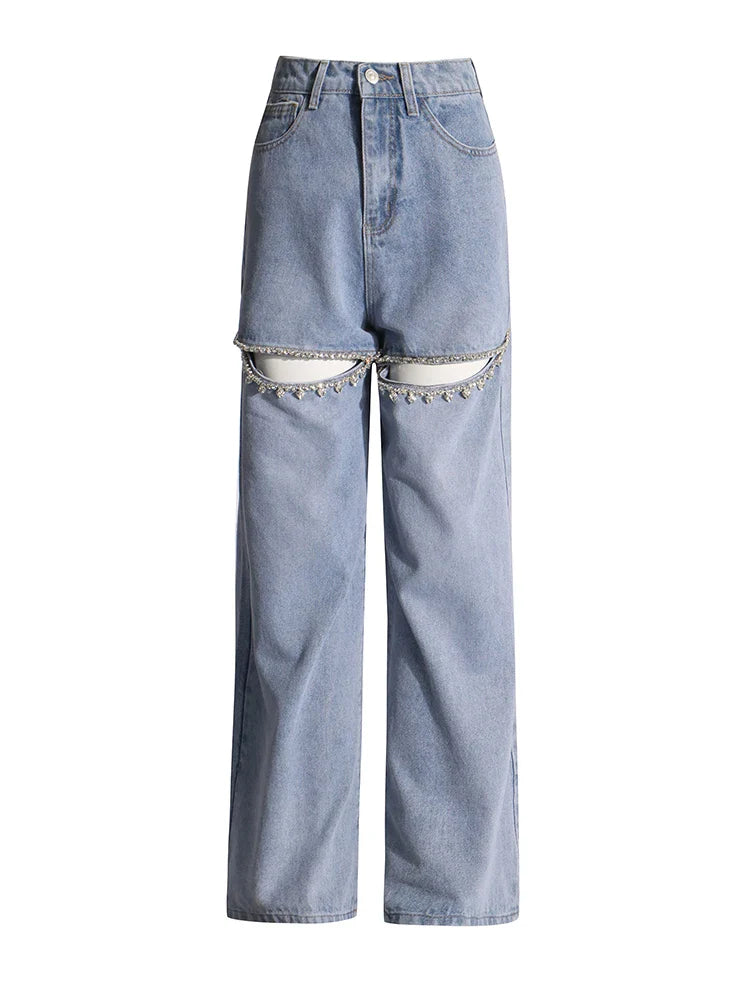 High Waist Wide Leg Jeans- Chloe