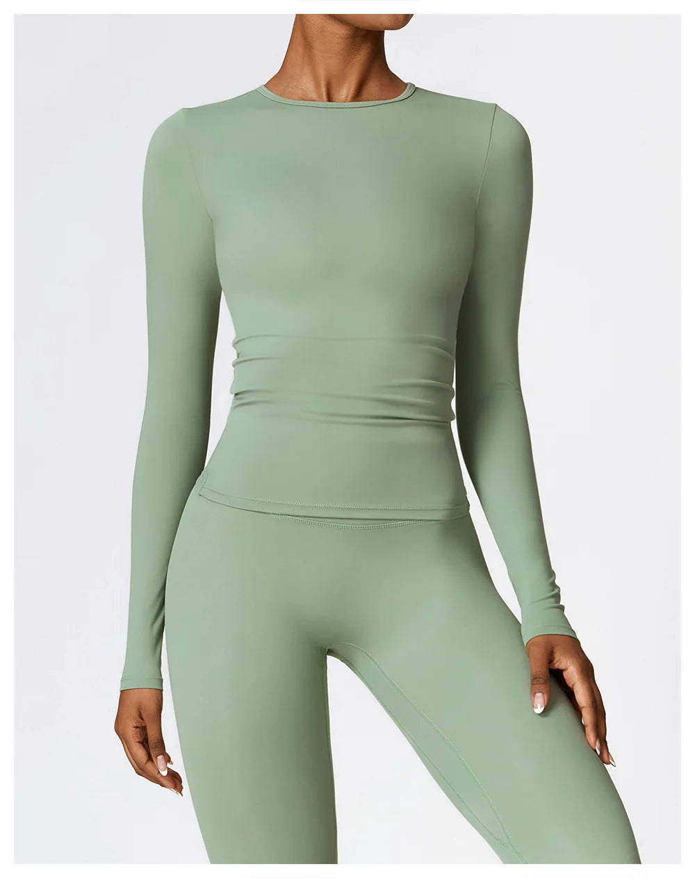 Long Sleeve Yoga Bodysuit Shapewear- Mila