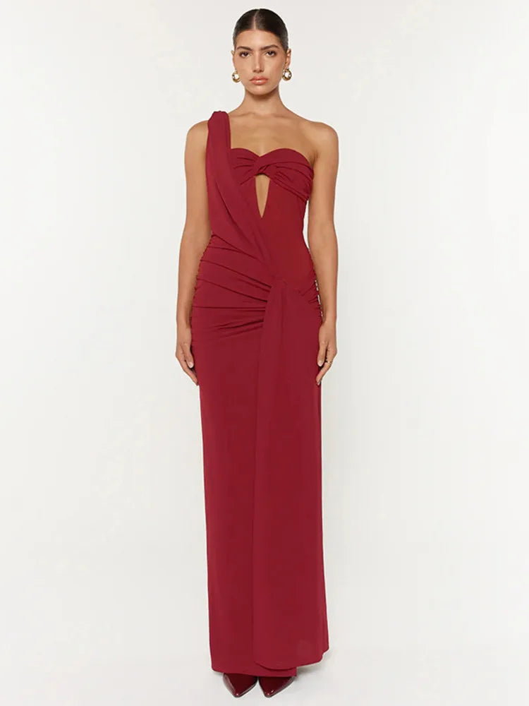 Averra Red Slit Maxi