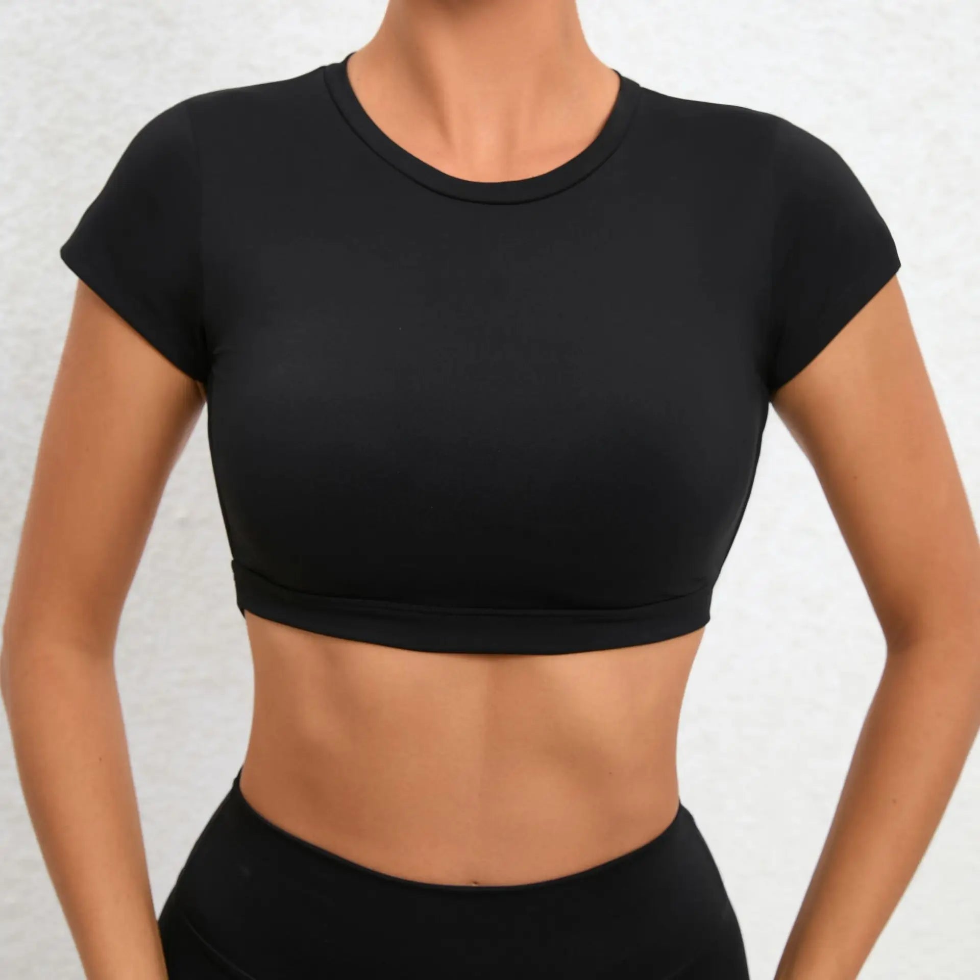 Sporty Open Back Yoga Top- Zoe