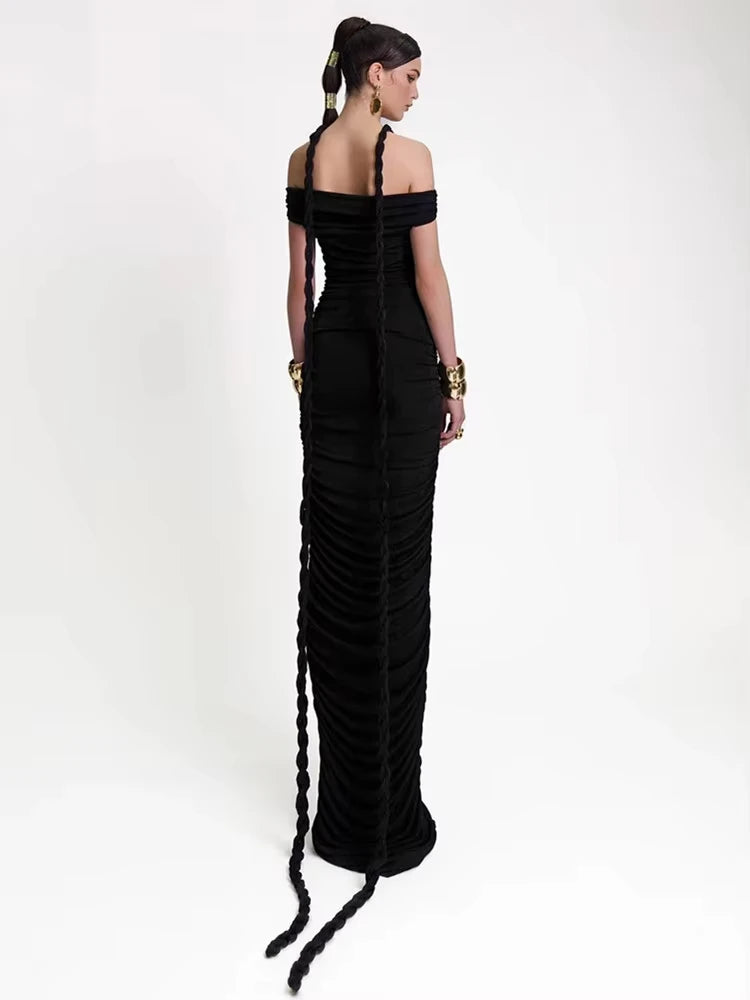 Velmira Pleated Gown