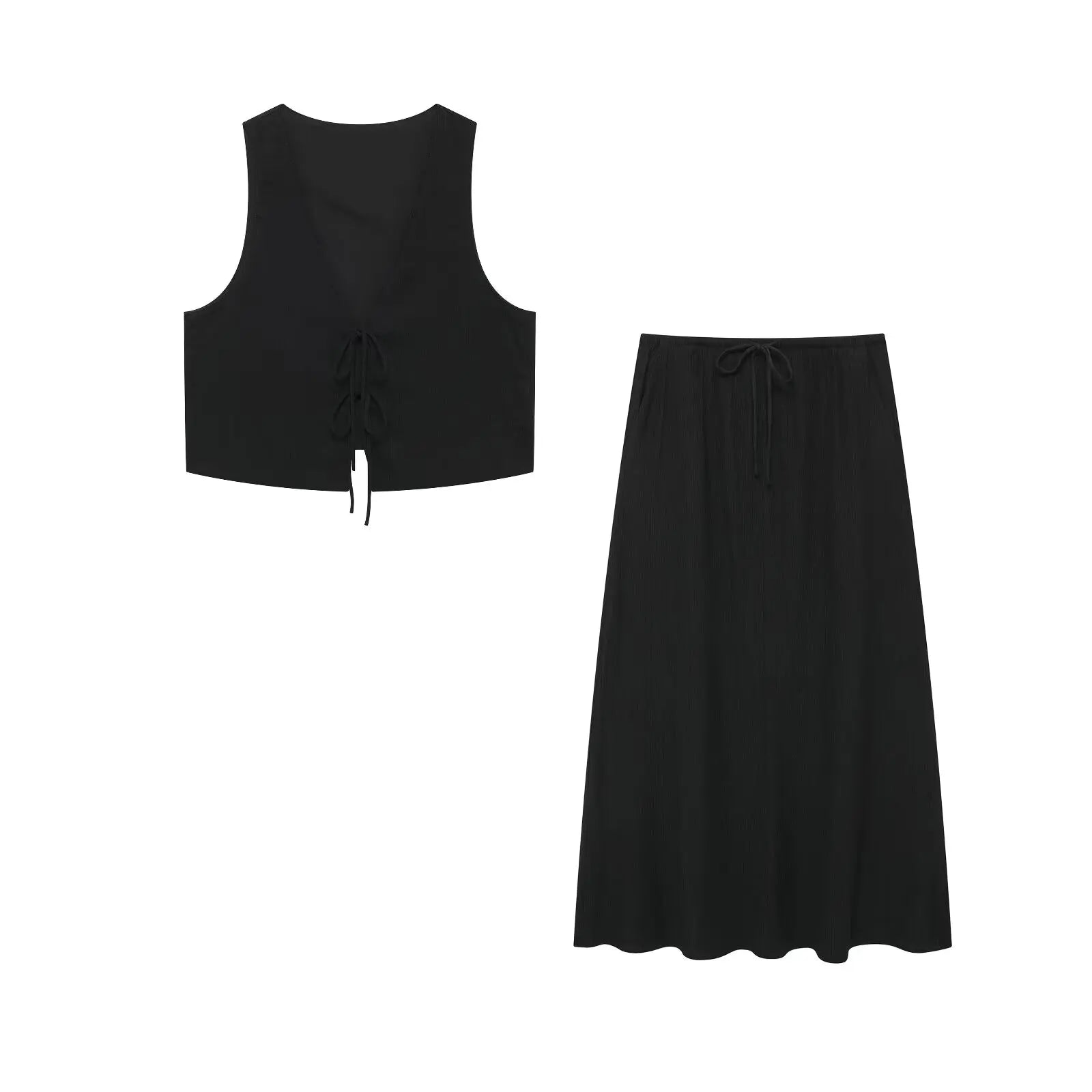Serenya Pleated Bow Set