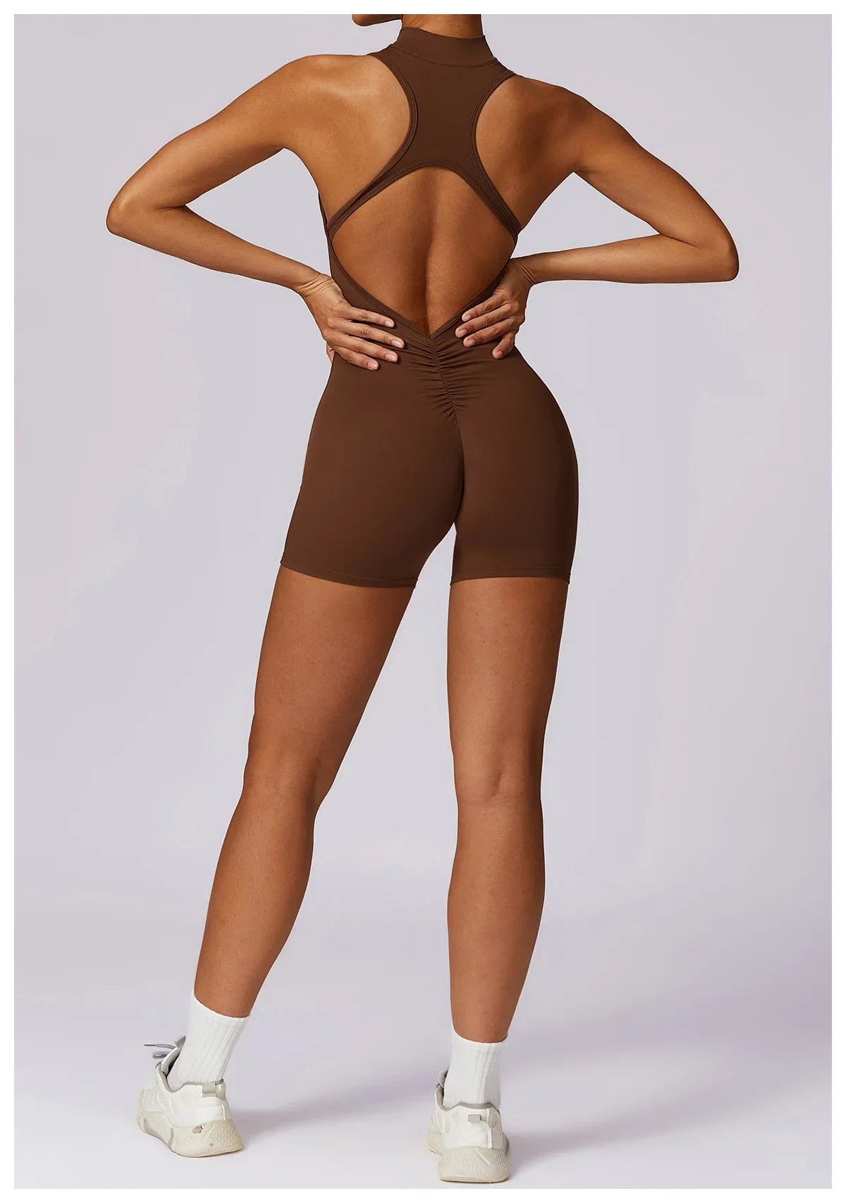 Open Back Yoga Jumpsuit -  Cali