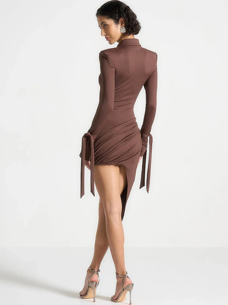 Venyra Ruched Mini Dress