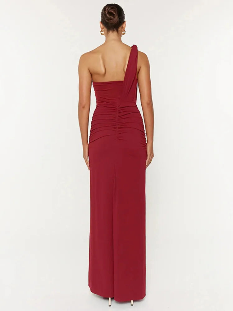 Averra Red Slit Maxi