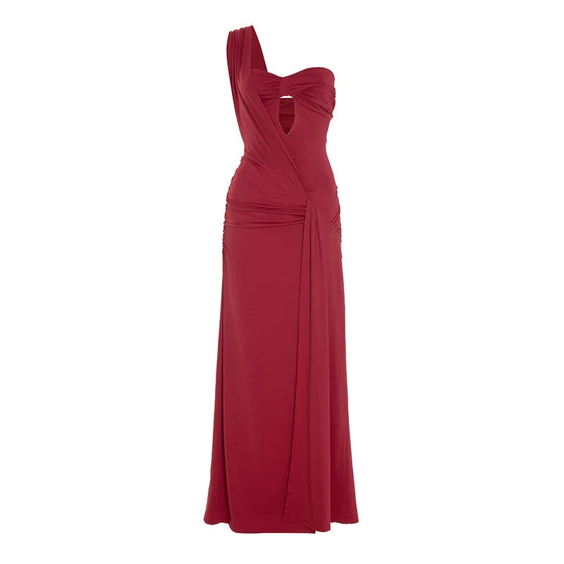 Averra Red Slit Maxi