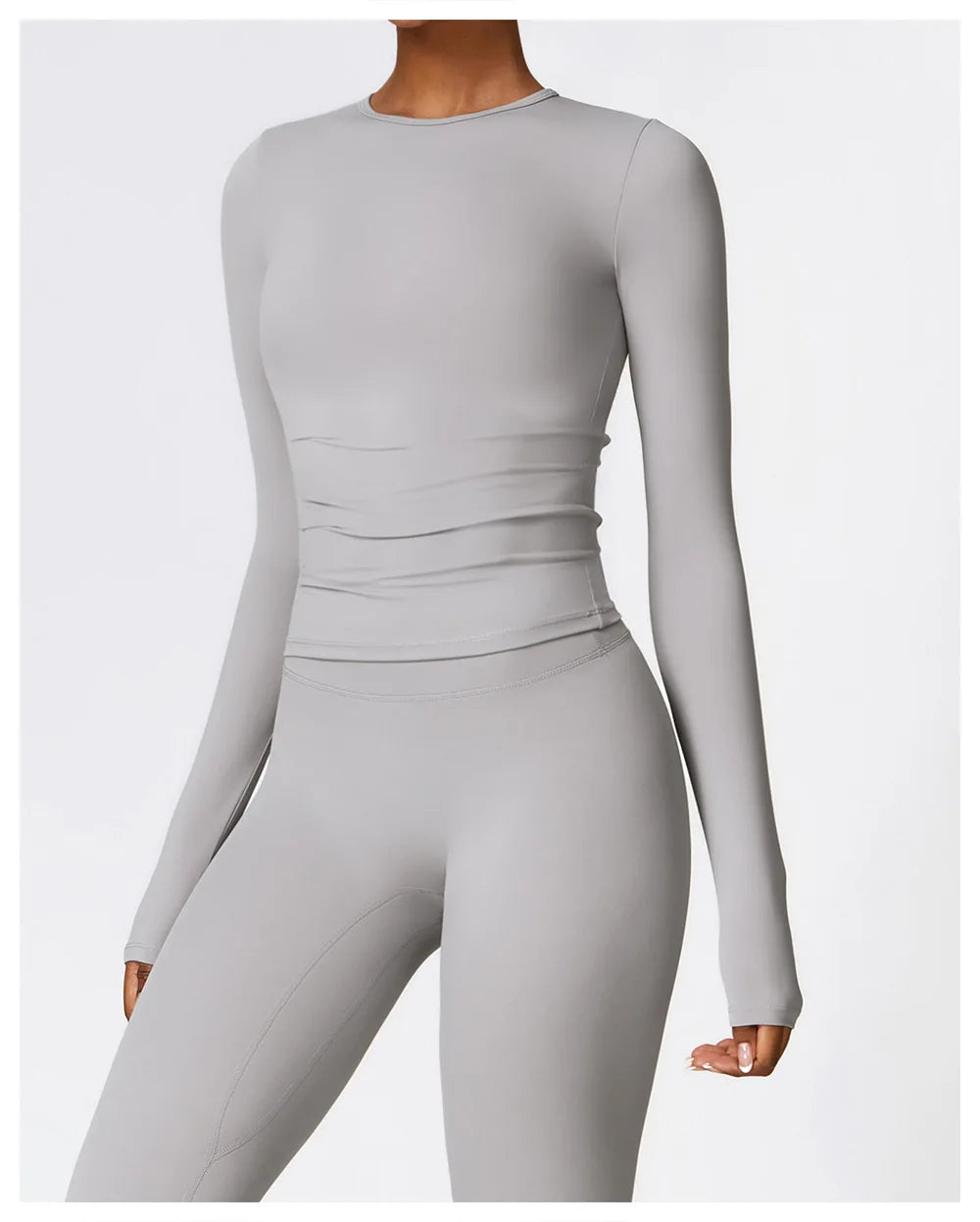 Long Sleeve Yoga Bodysuit Shapewear- Mila