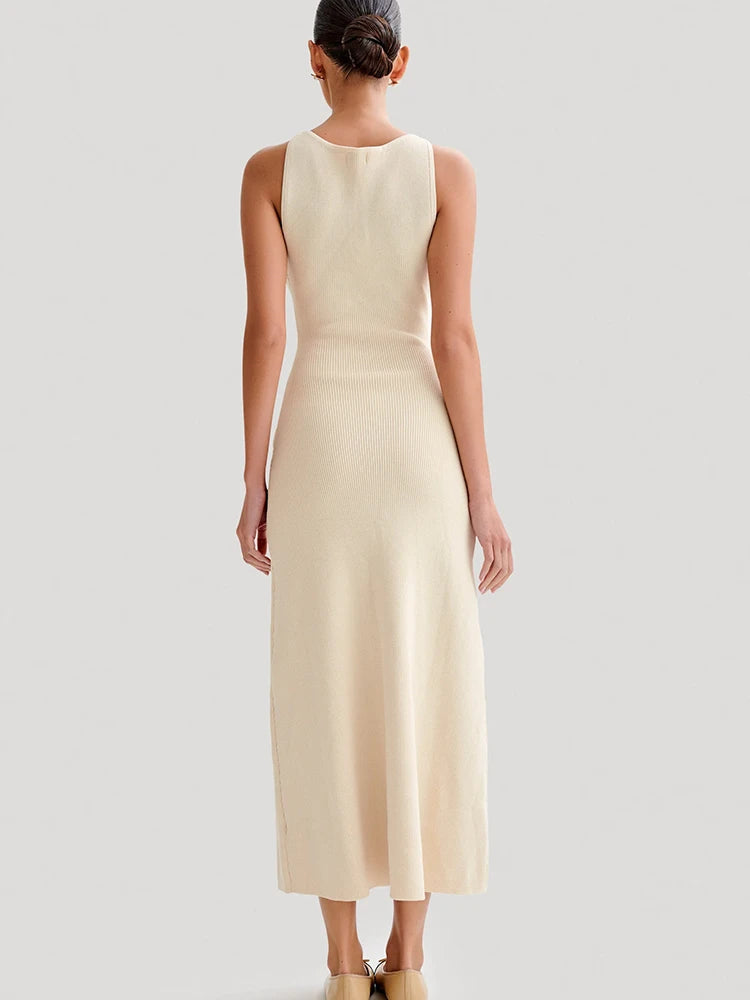 Novessa Slit Knit Maxi