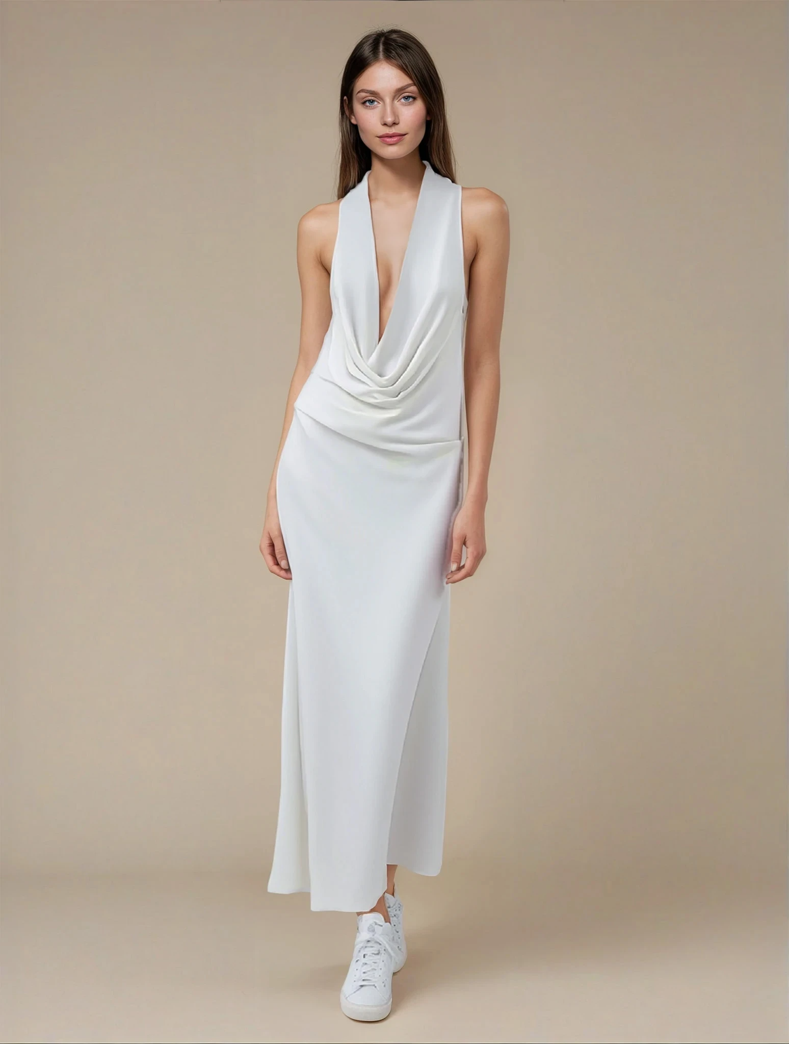 Sunset Halter Dress