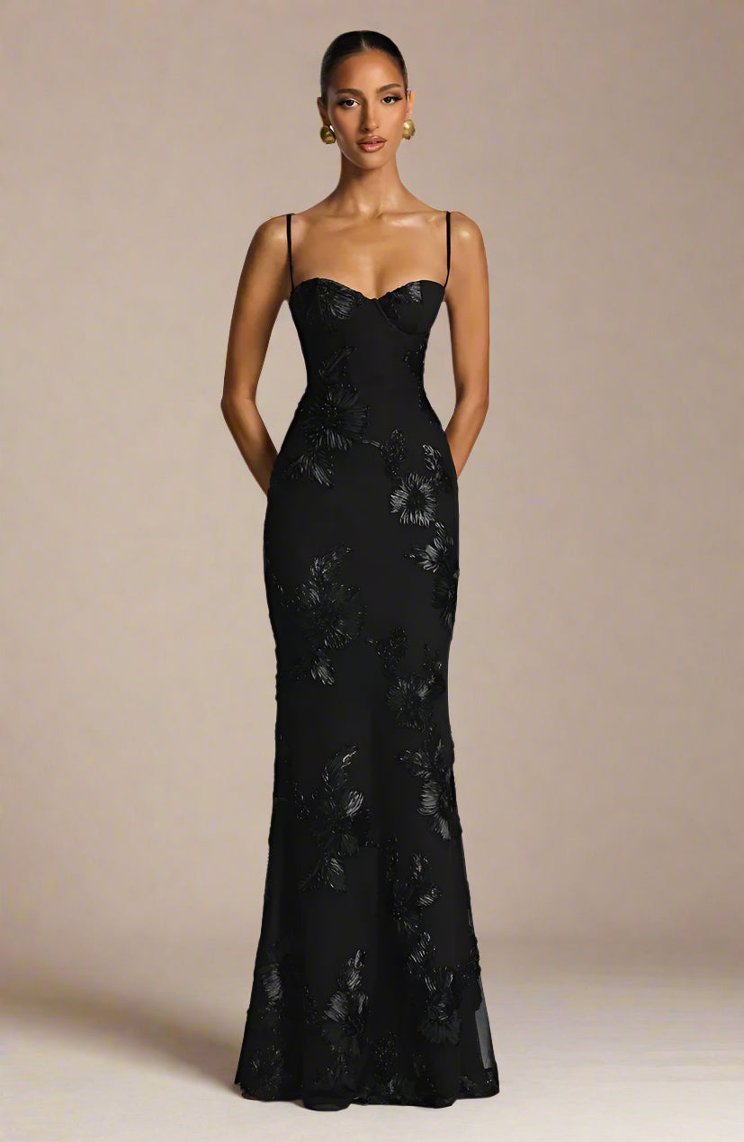 Velora Print Maxi Dress