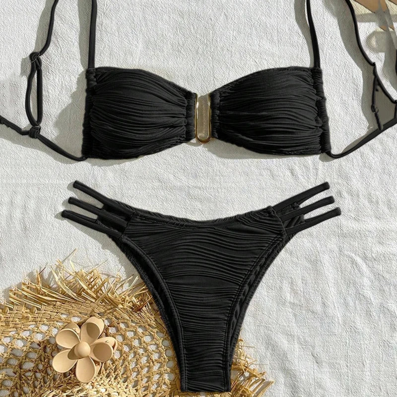 GlowTide Bikini Set
