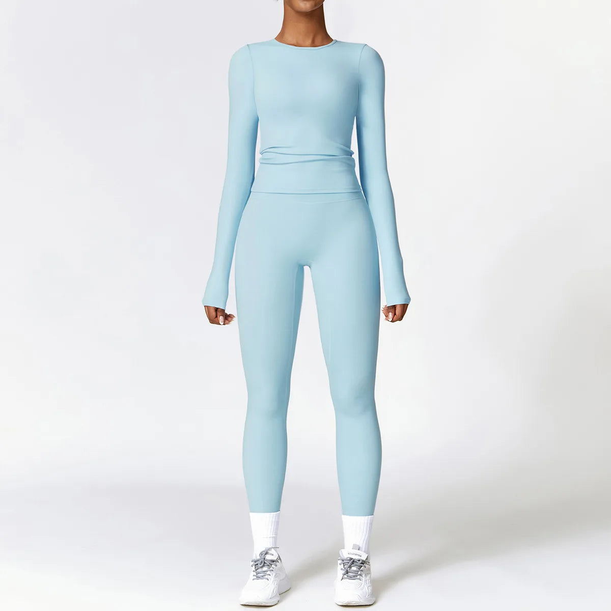 Long Sleeve Yoga Bodysuit Shapewear- Mila