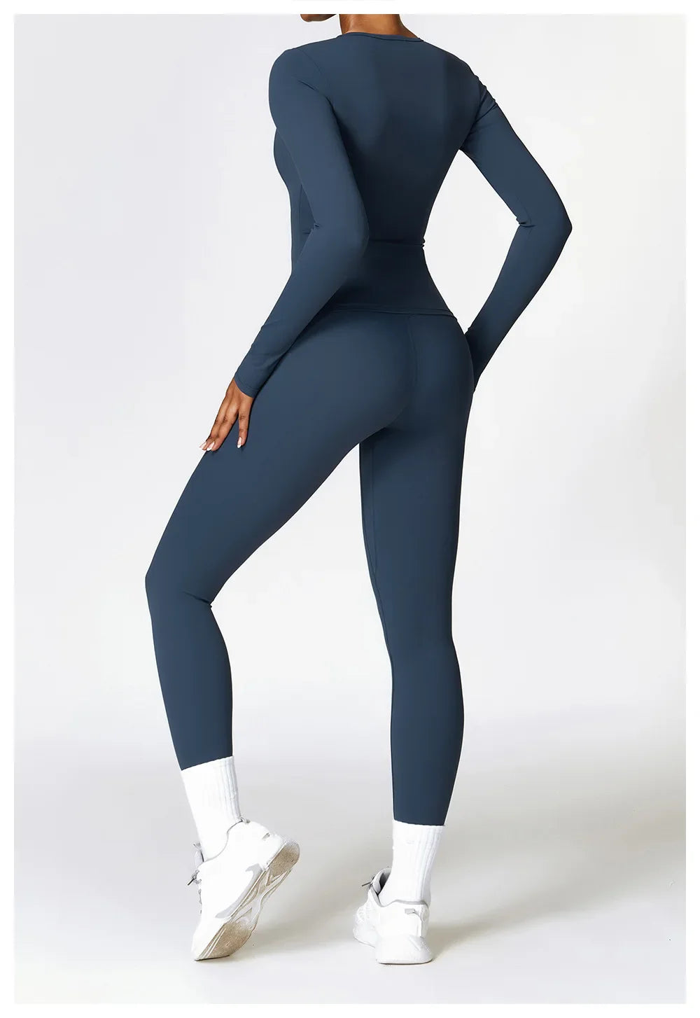 Long Sleeve Yoga Bodysuit Shapewear- Mila