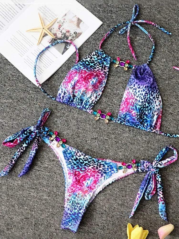 GlamSplit Bikini Set