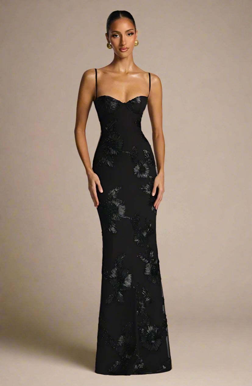 Velora Print Maxi Dress