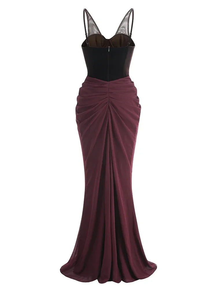 Vienna Velvet Corset Gown