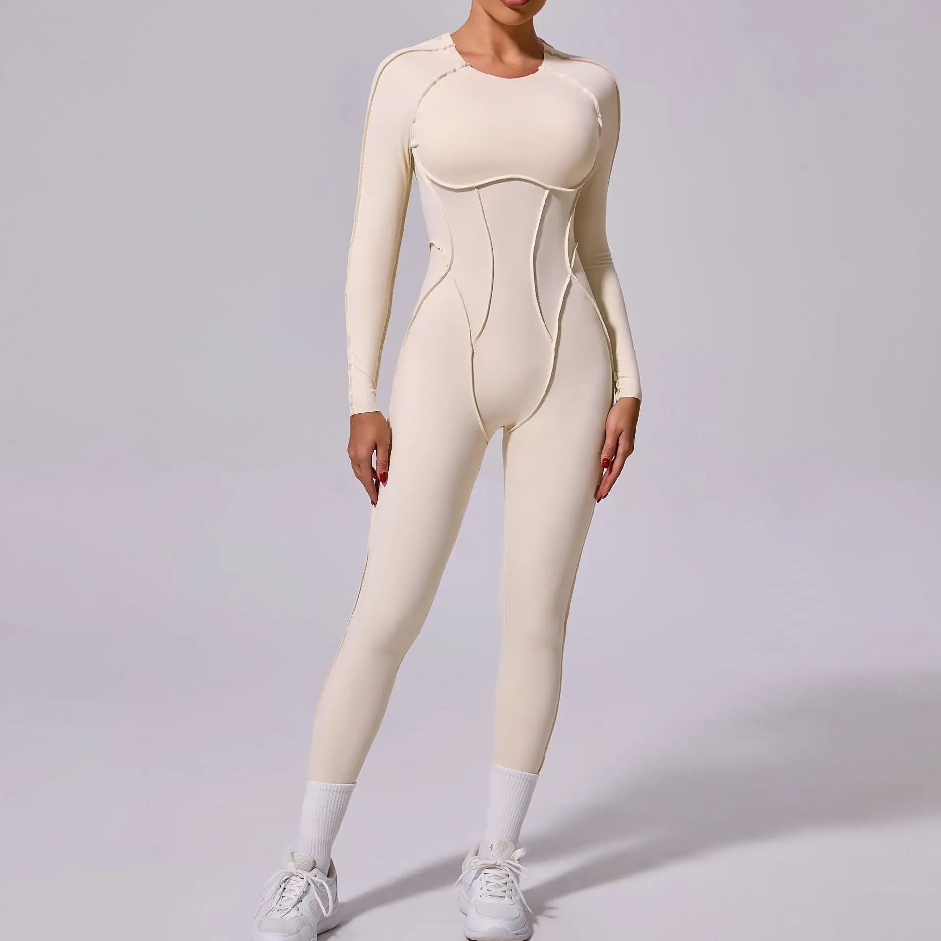 Sporty Geometric Jumpsuit- Juno