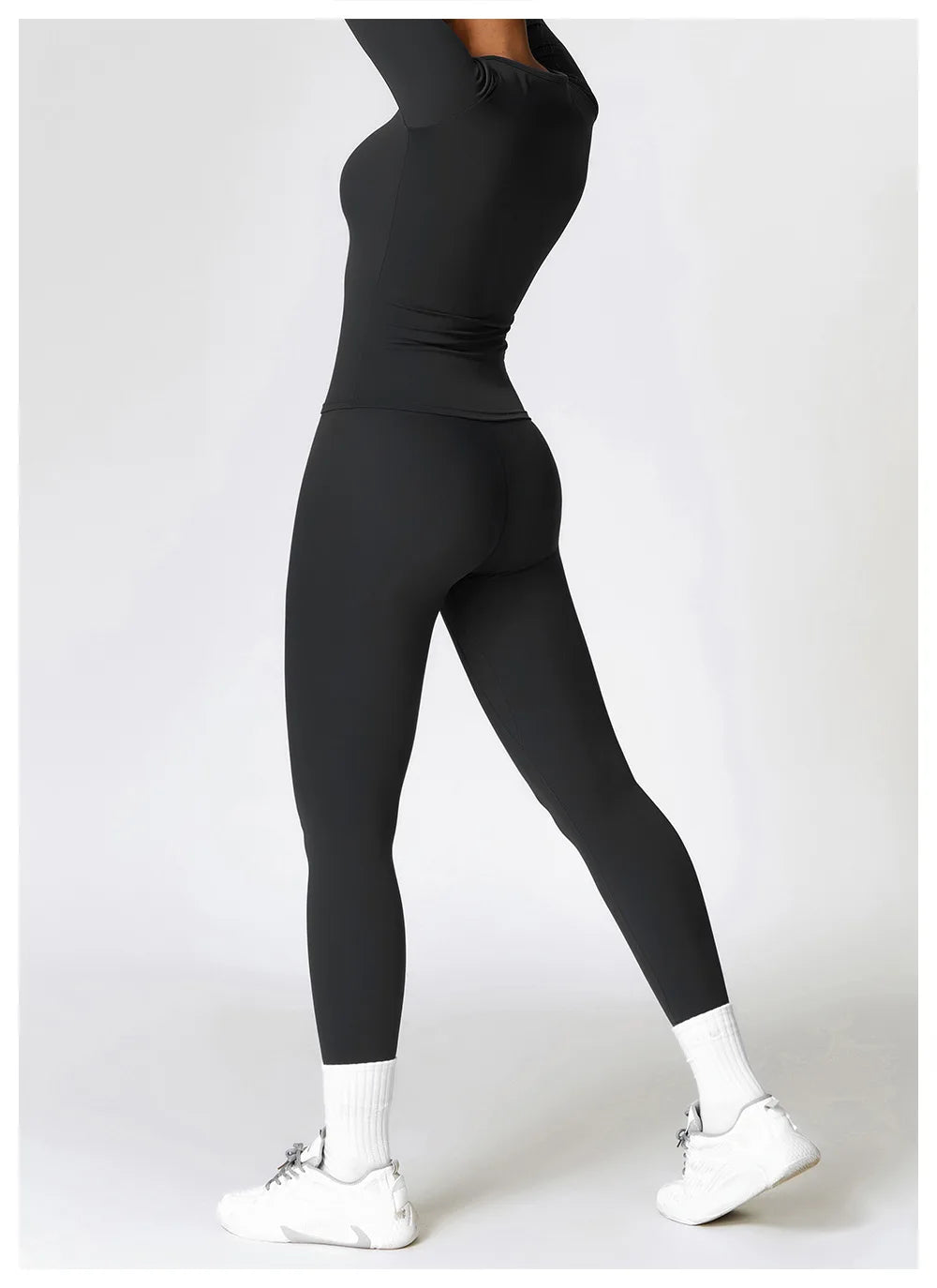 Long Sleeve Yoga Bodysuit Shapewear- Mila