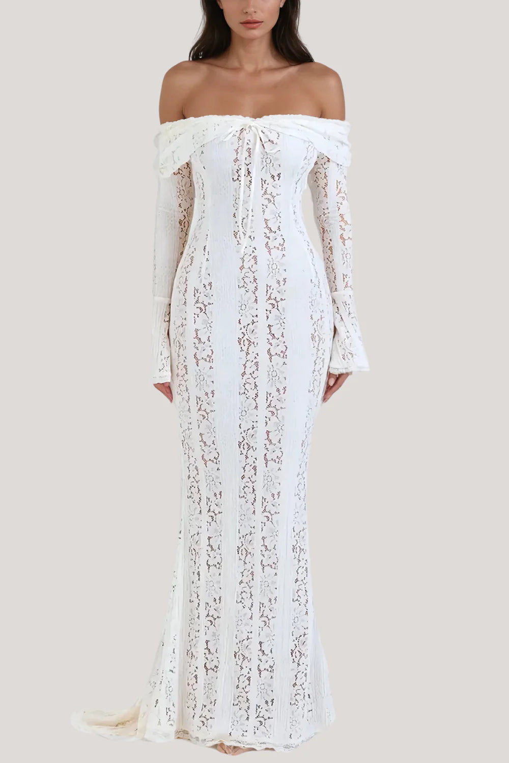 Valentina Lace Cutout Maxi