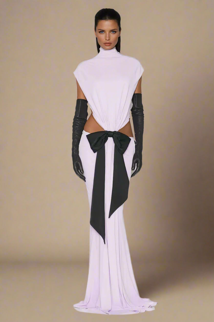 Veyra Violet Cutout Gown