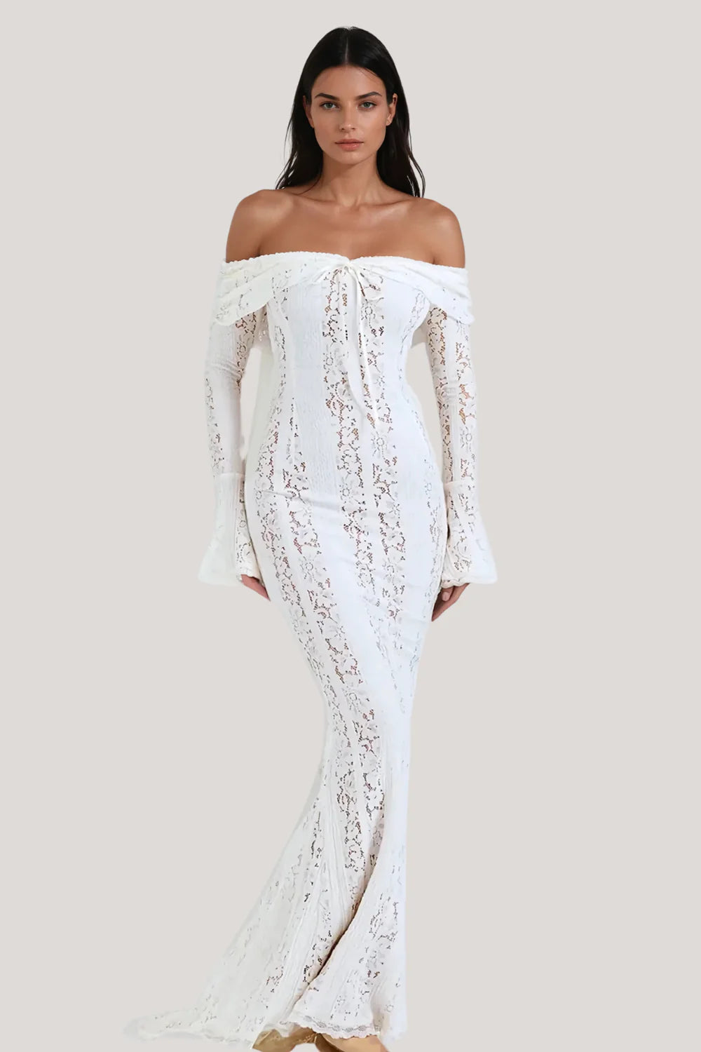 Valentina Lace Cutout Maxi
