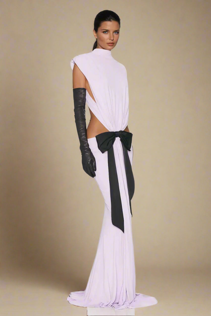 Veyra Violet Cutout Gown