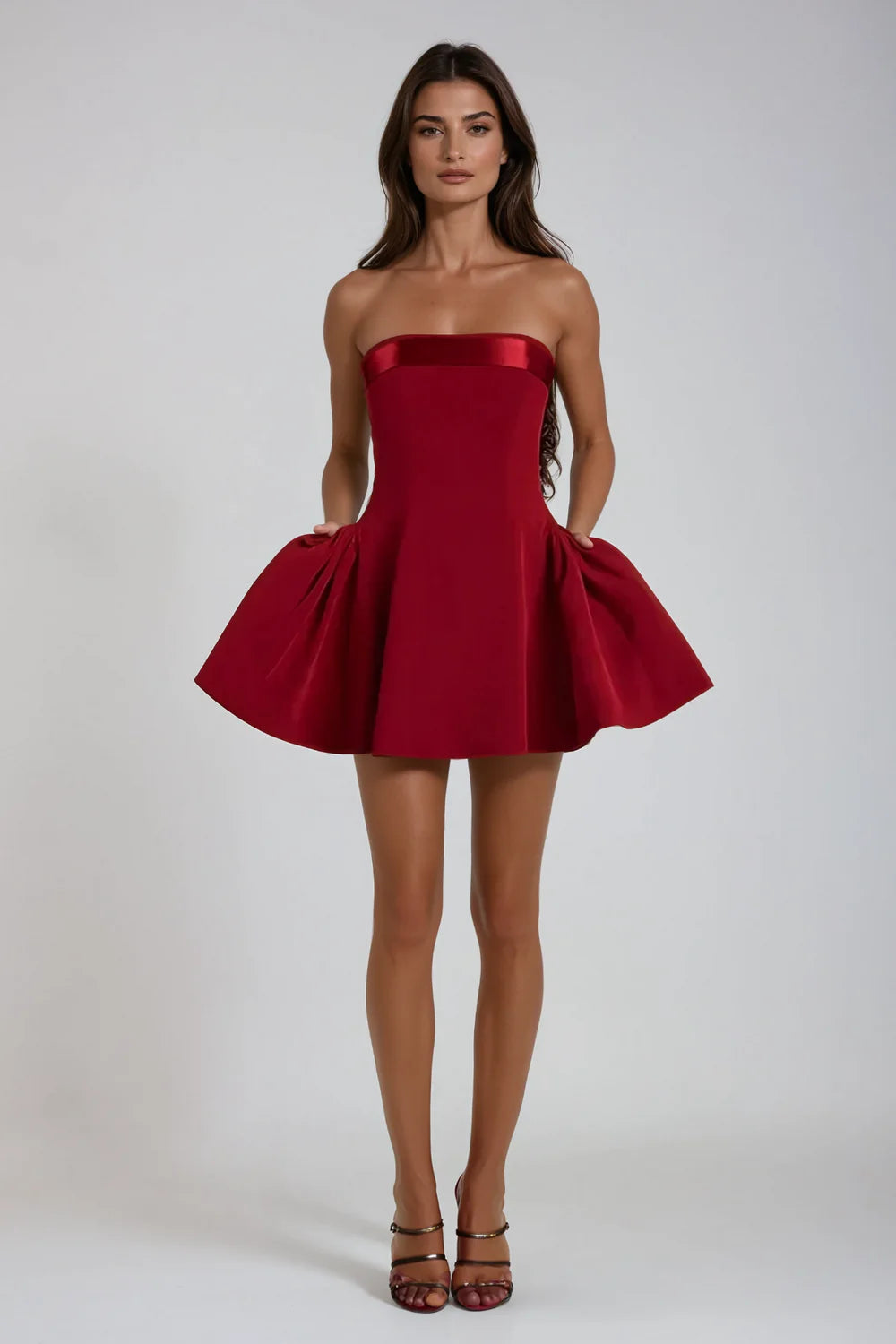 Marivelle Crimson A-Line Mini