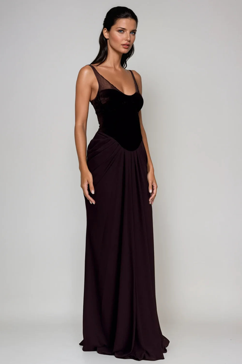 Vienna Velvet Corset Gown