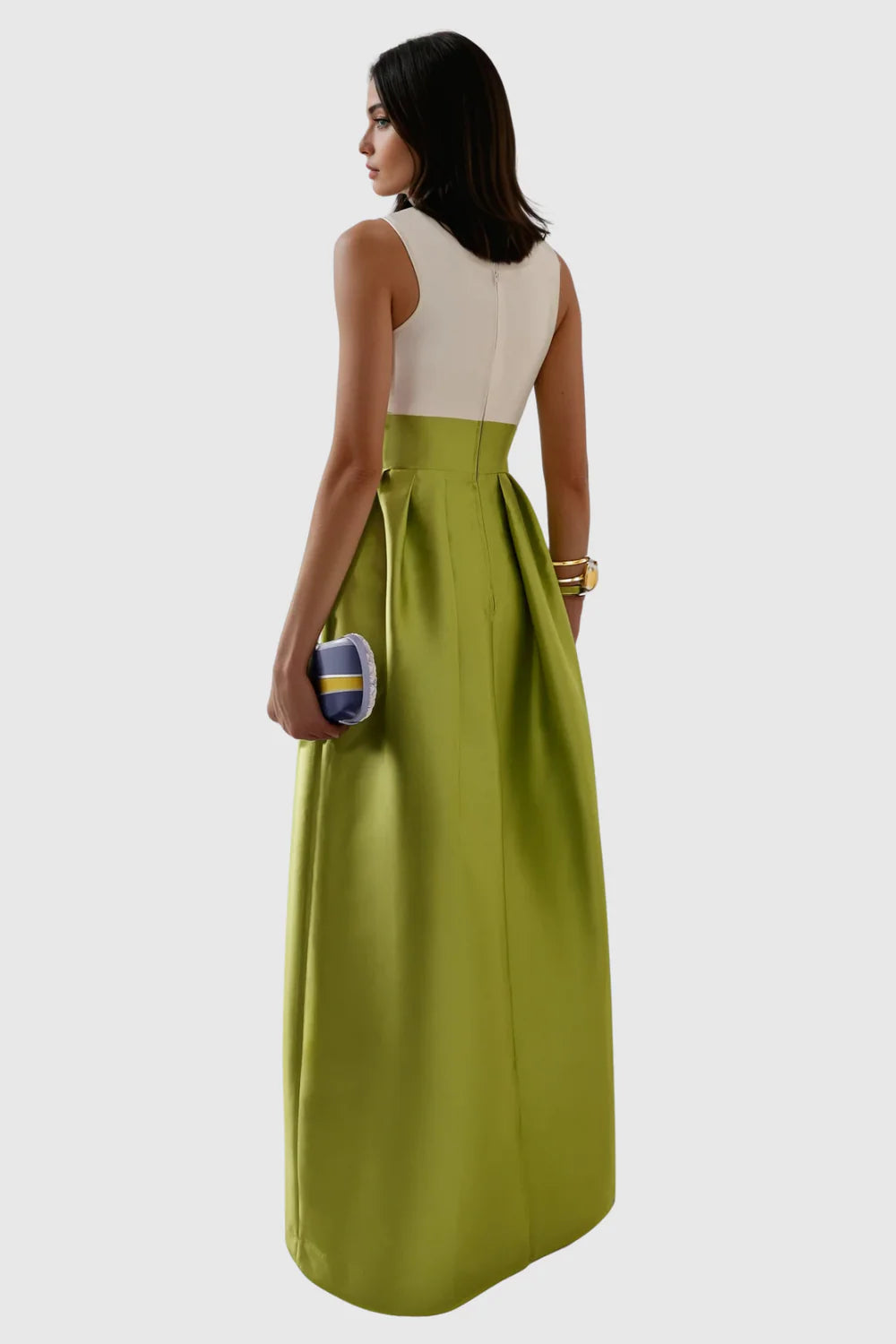 Aria Patchwork Evening Gown