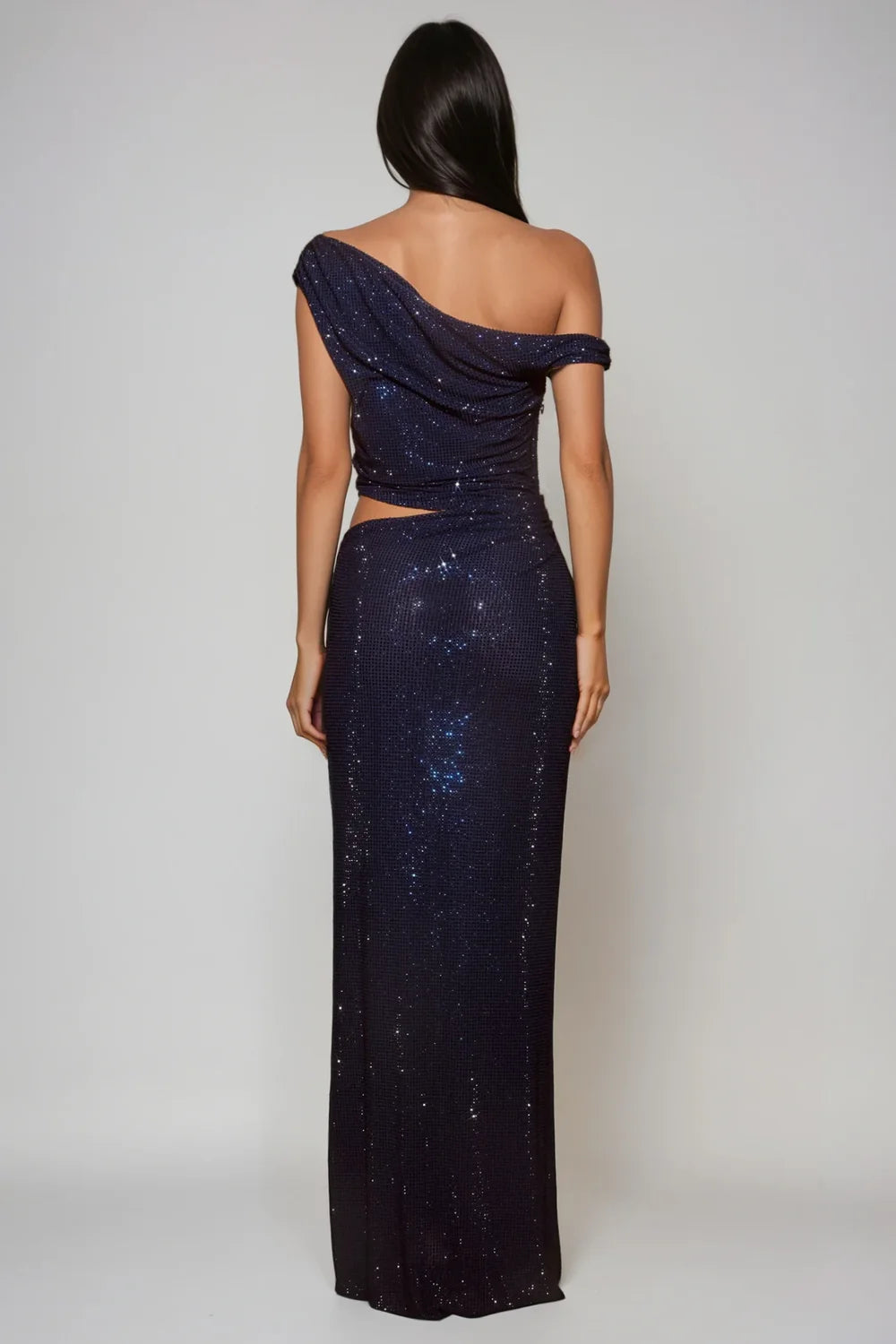Ariana Crystal Cutout Gown