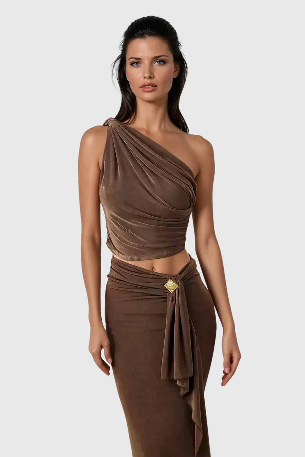 Allegra Asymmetrical Pleat Set