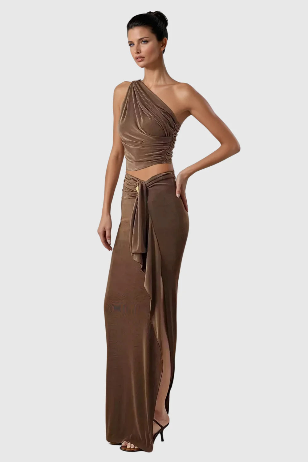 Allegra Asymmetrical Pleat Set