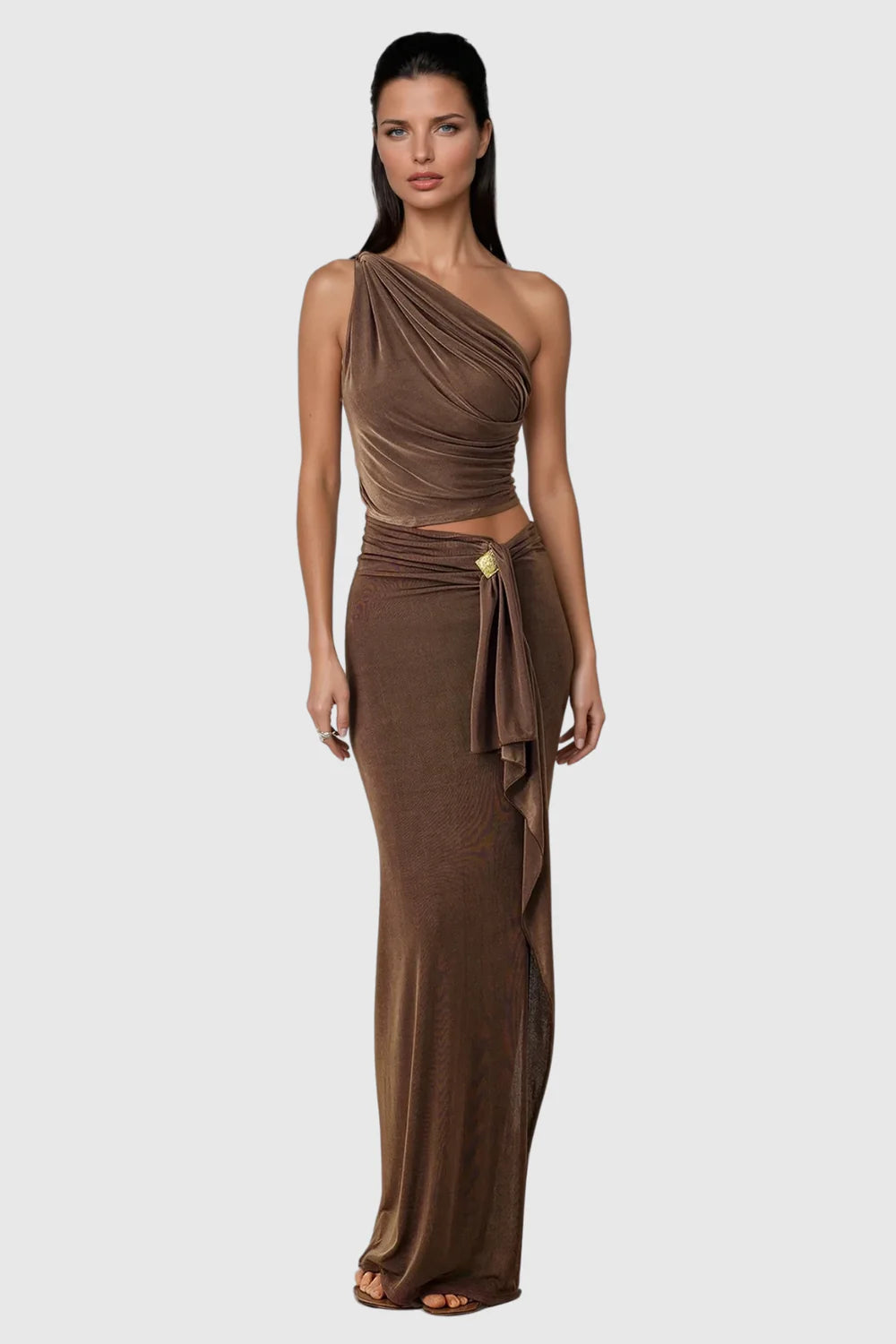 Allegra Asymmetrical Pleat Set