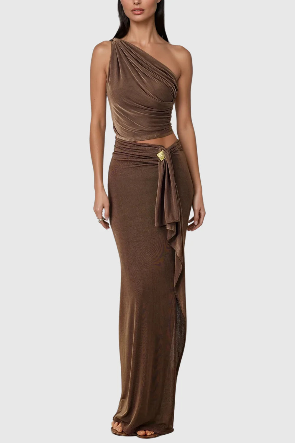 Allegra Asymmetrical Pleat Set